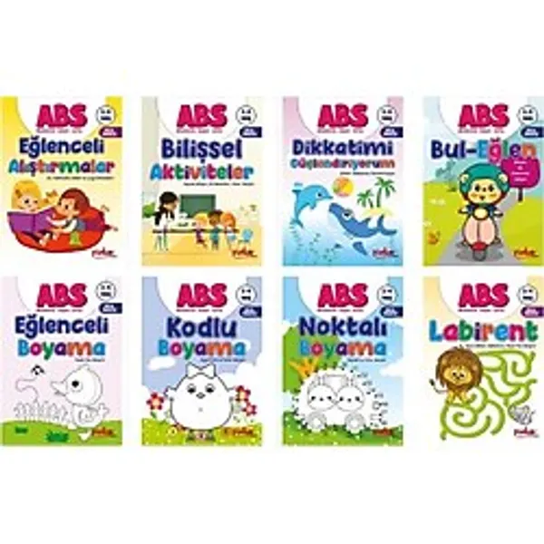 Pinokyo Okul Oncesi Akademik Basari Egitim Seti 8 Kitap (3 - 4 Yas)