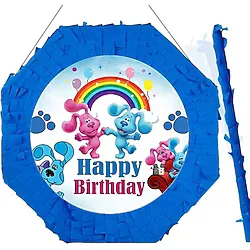 Pinyata Blues Clues Pinyata 42 cm + Sopası Doğum günü Eğlencesi Parti oyunu