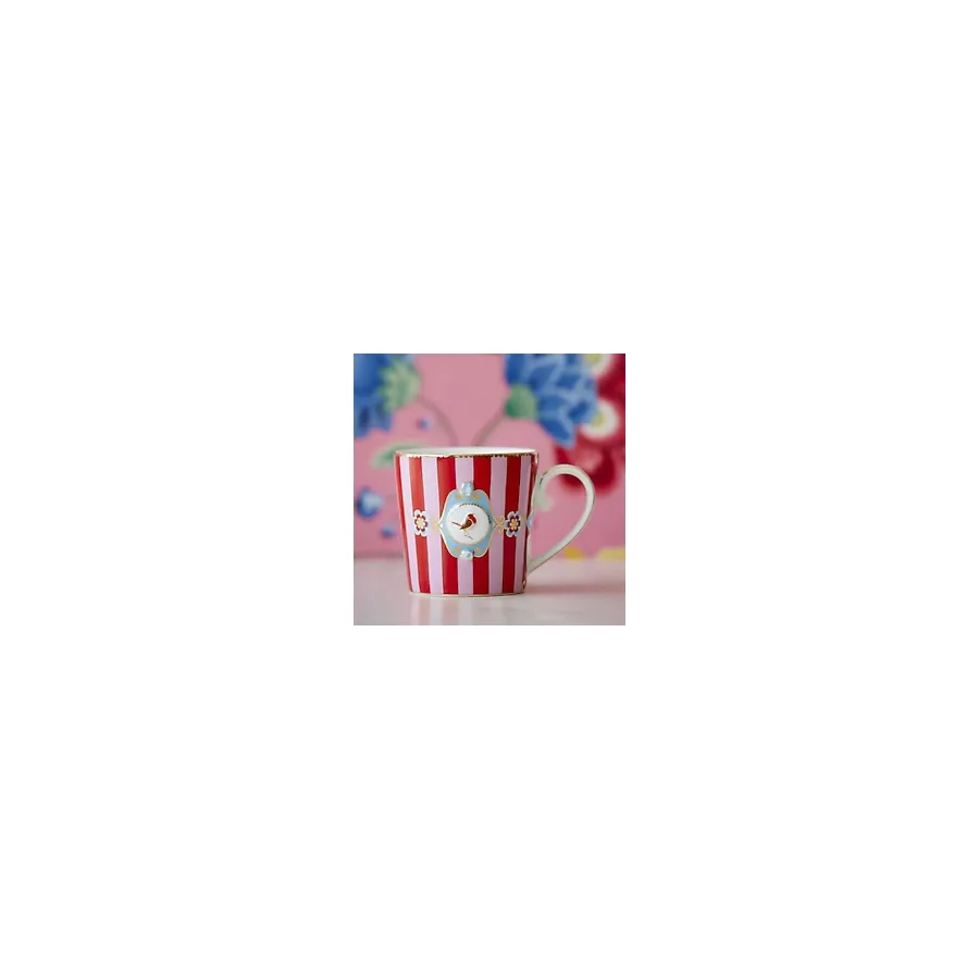Pip Studio Kupa LOVEBİRDSKIRMIZI/PEMBEKÜÇÜKMUG150ML