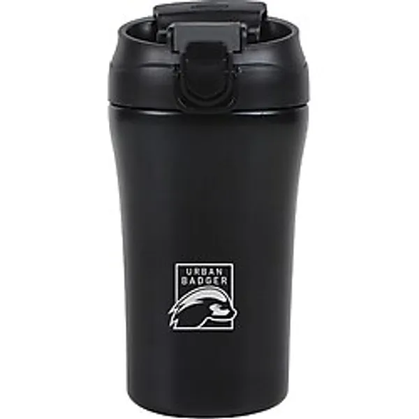 Pipetli Kapaklı Siyah Çelik Termos 380 Ml, Dayanıklı Kamp Ekipmanları, Kamp Aksesuarları, Açık Hava Sporları, Doğa Sporları, Yürüyüş, Kamp Mutfağı, Ka - Çok Renkli