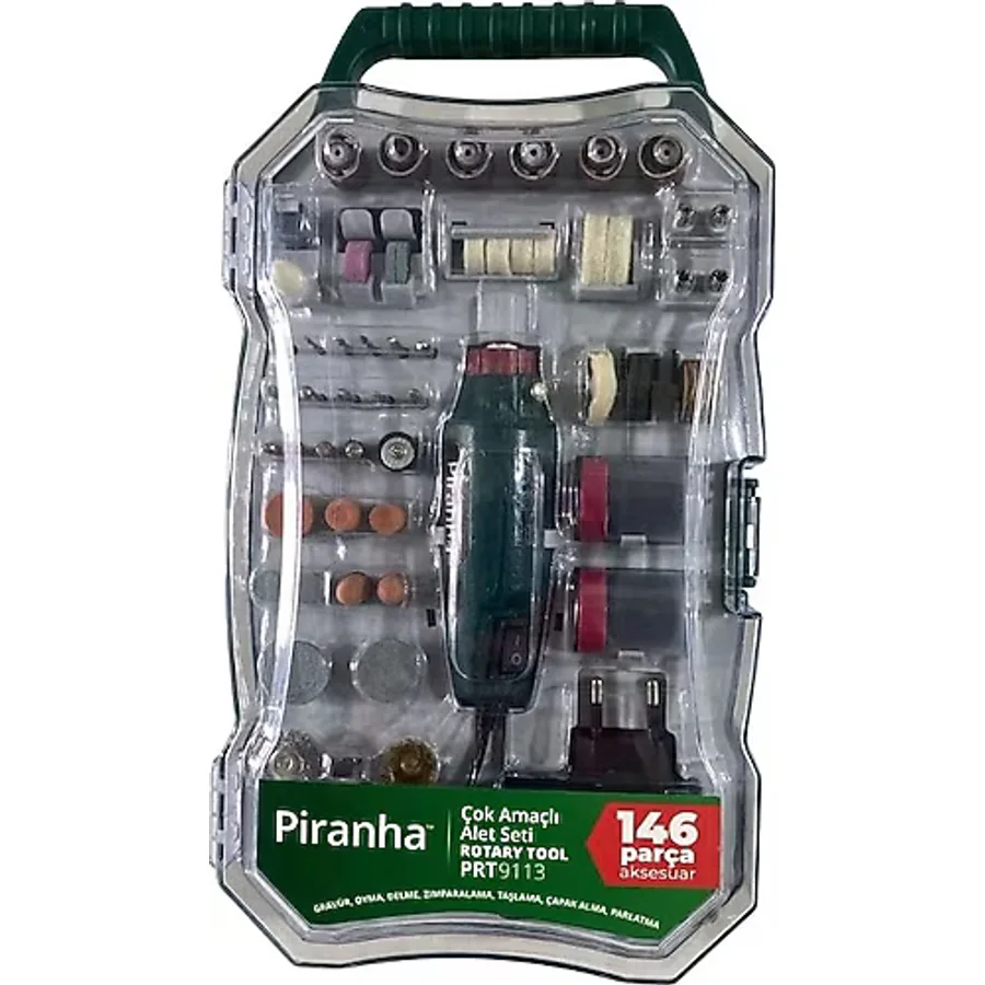 Piranha PRT 9113 146 Parça El Aletleri Seti