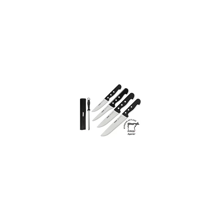 Pirge Superior 35187 Çantalı 5 Parça Kurban Bıçak Seti