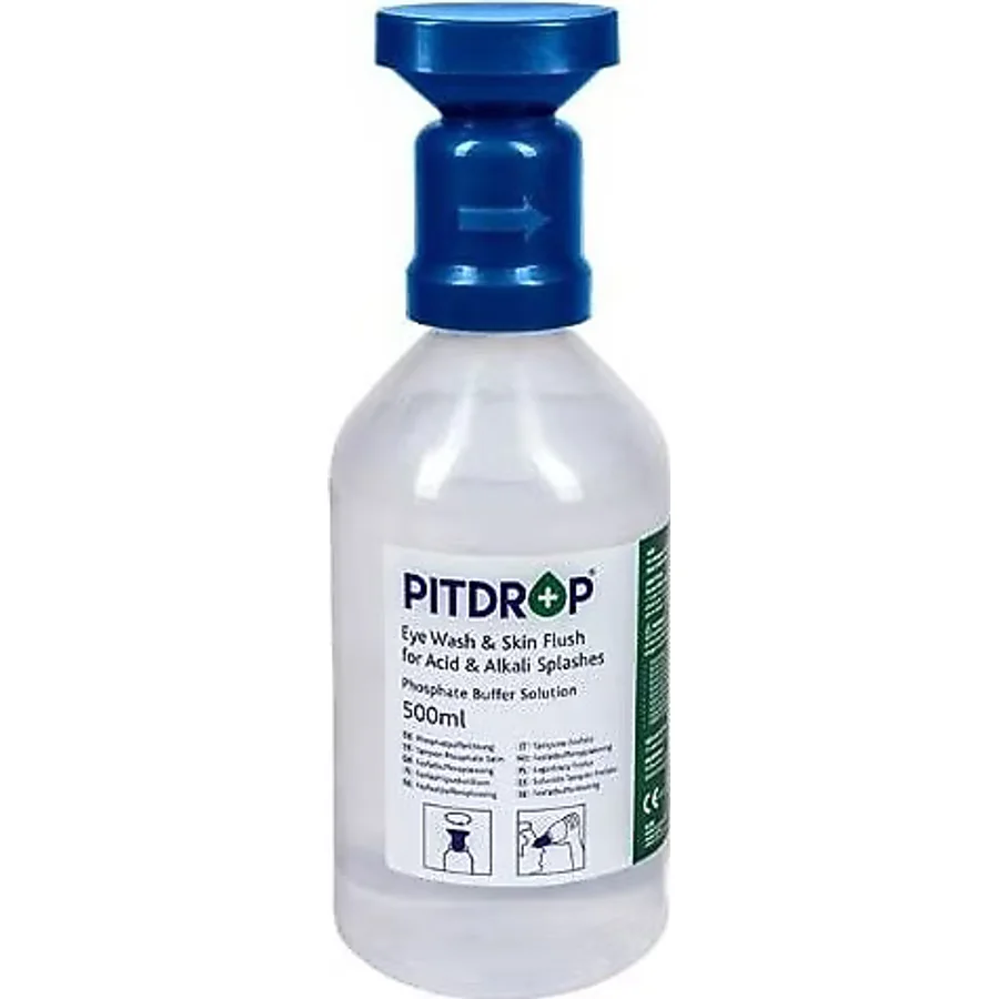 Pitdrop Mavi Kapak 500 ml Göz Duşu Solüsyonu