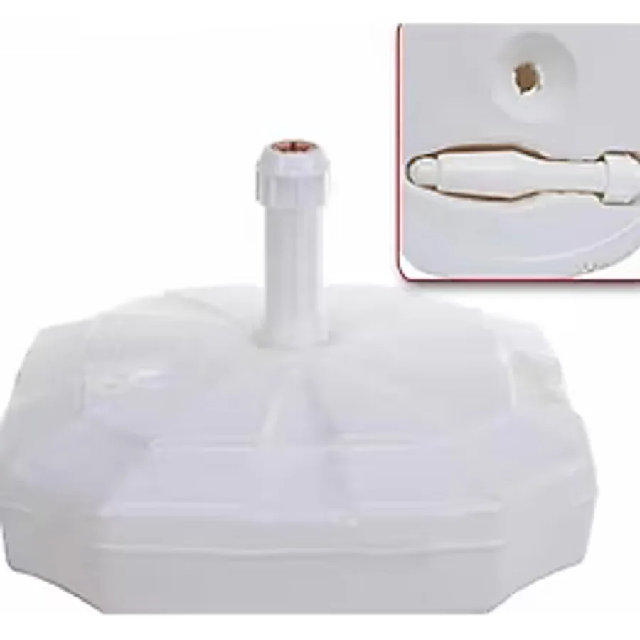 Plaj Bahçe Şemsiyesi Şemsiyelere Uyumlu Şemsiye Altlığı 20 Litre (Beyaz)