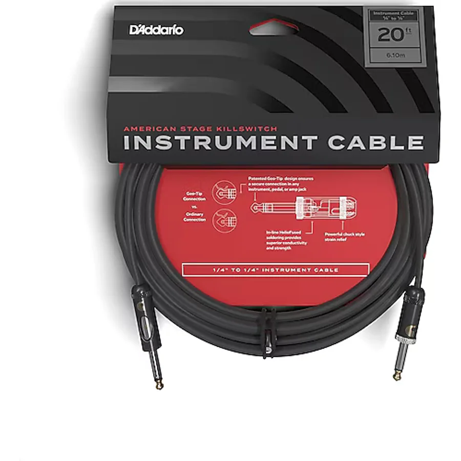 Planet Waves PW-AMSK-20 6 m Gitar Kablosu