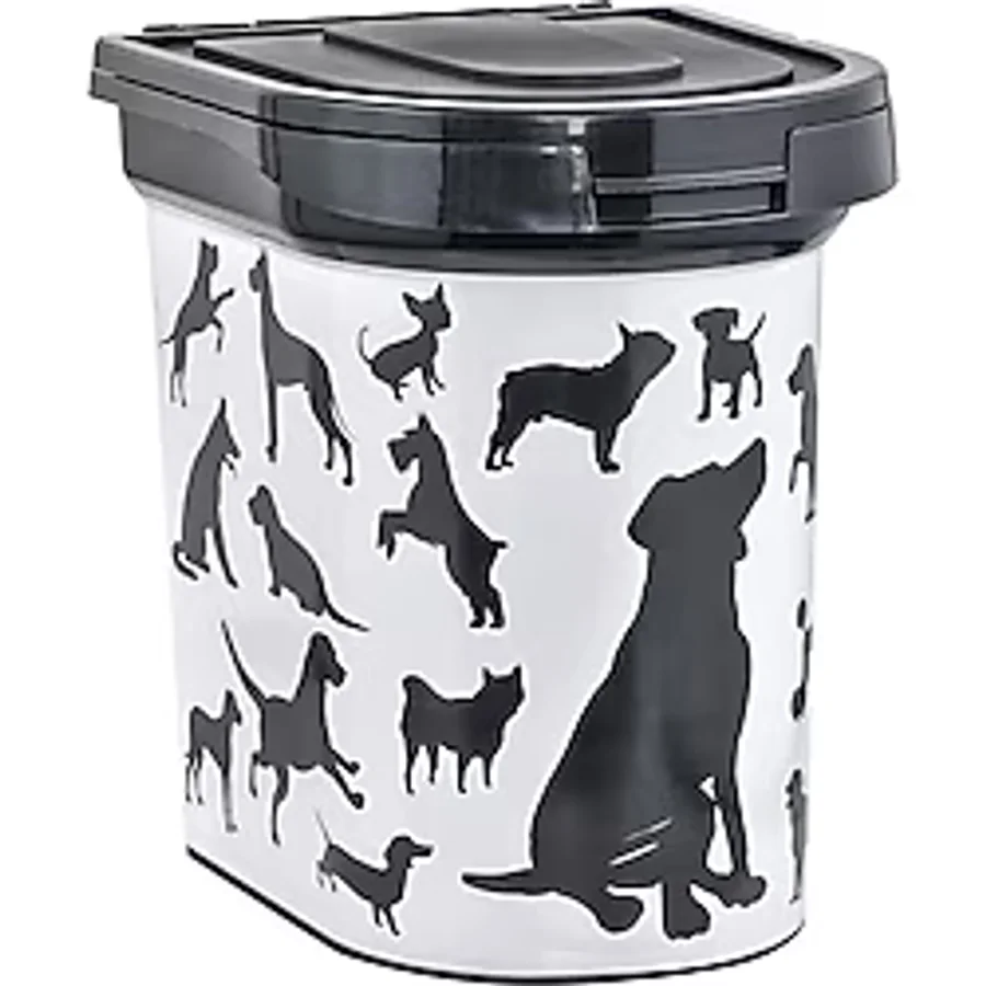 Plastart Pet Plastart 33 Lt. Kürek Hediyeli Mama Kovası - Siyah