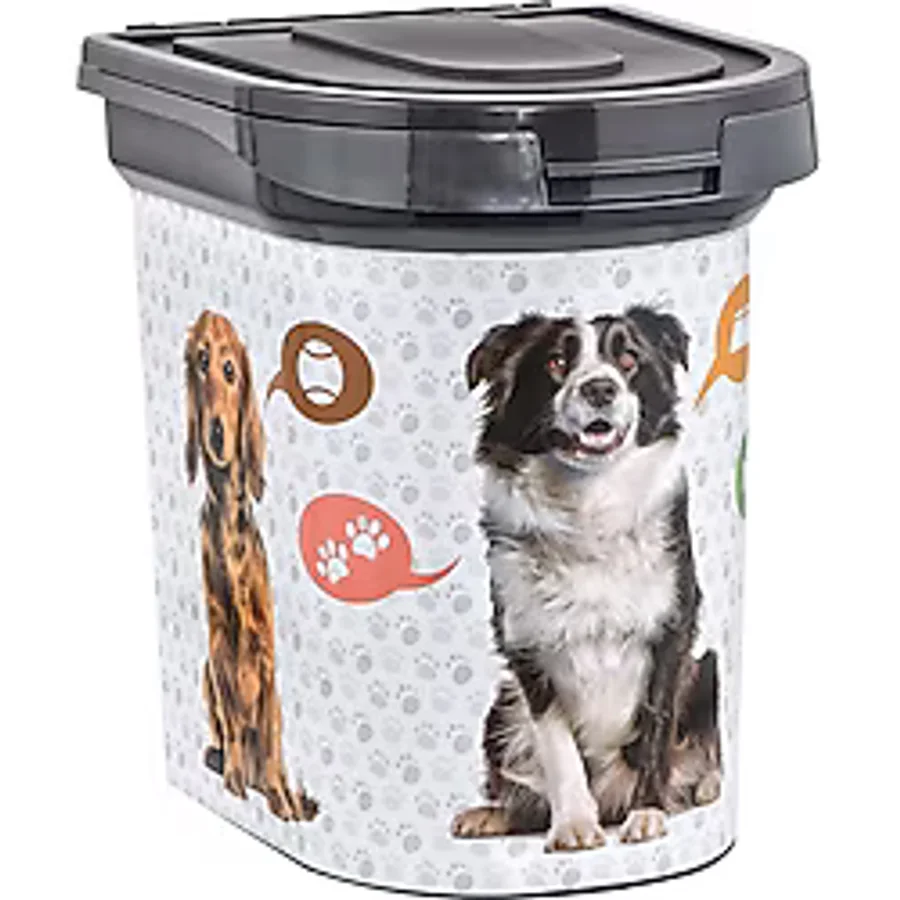 Plastart Pet Plastart 33 Lt. + Kürek Mama Kovası - Kahverengi