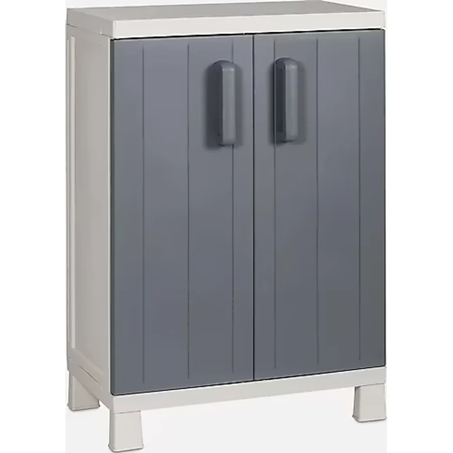 Plastik Bahçe Balkon Teras Kiler Dolap 65x38x93H Cm