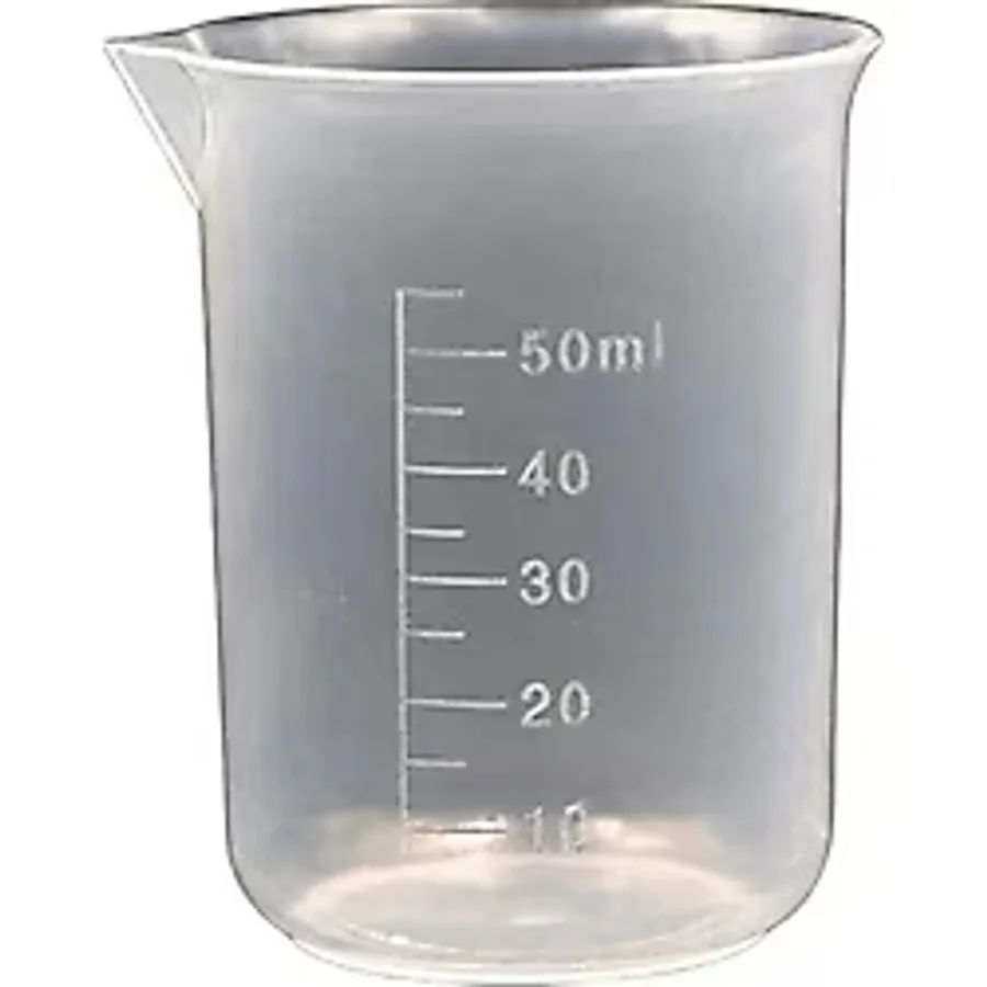 Plastik Beher - 50 ml - Ölçü Kabı