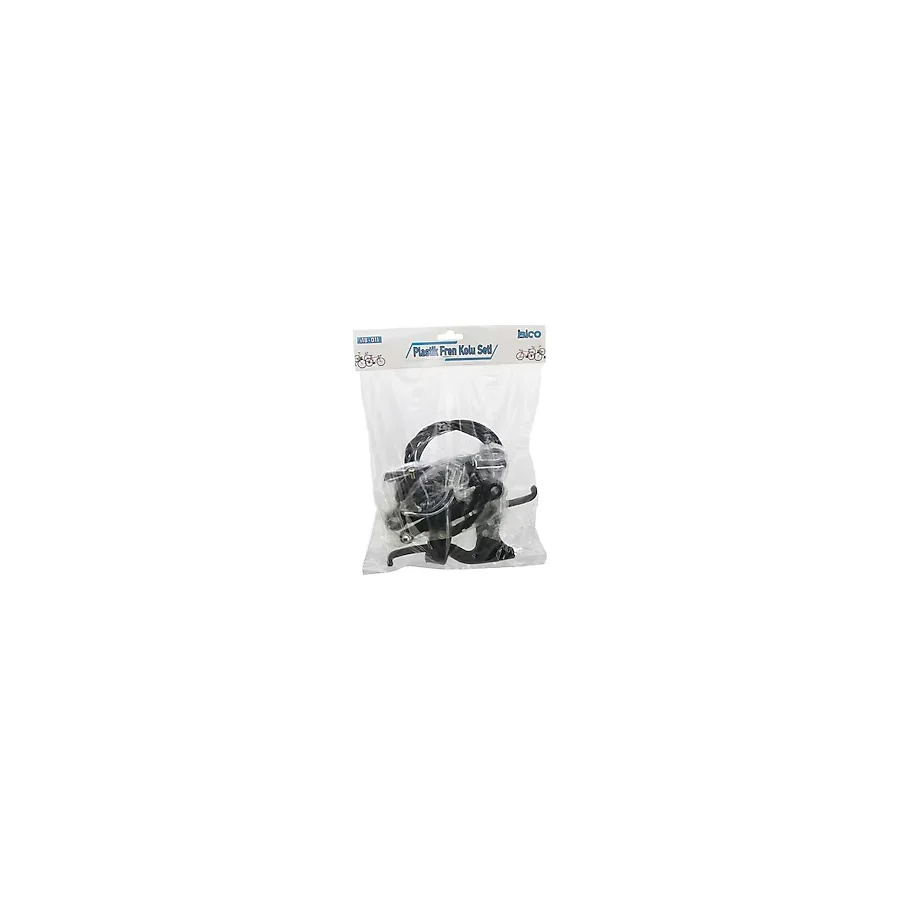 PLASTİK BİSİKLET FREN TAKIMI SET 2PCS FREN KOLU - 1PCS FREN TELİ - 4PCS FREN MEKANİZMA - PABUÇ