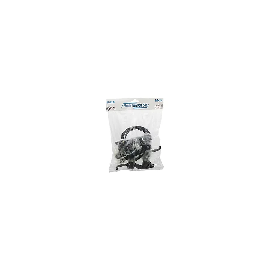 PLASTİK BİSİKLET FREN TAKIMI SET 2PCS FREN KOLU - 1PCS FREN TELİ - 4PCS FREN MEKANİZMA - PABUÇ (5250)