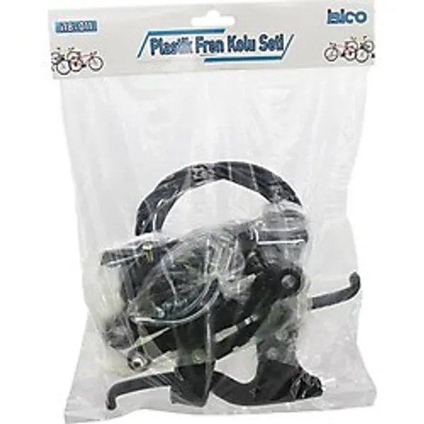 PLASTİK BİSİKLET FREN TAKIMI SET 2PCS FREN KOLU - 1PCS FREN TELİ - 4PCS FREN MEKANİZMA - PABUÇ (312