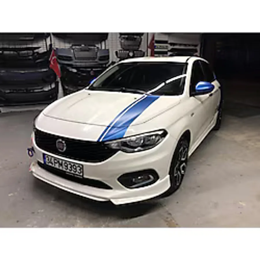 plastik body kit Fiat Egea Hb Sedan Uyumlu (2015 - 2021) Abt Ön Tampon Ek (PLASTİK) Boyasız