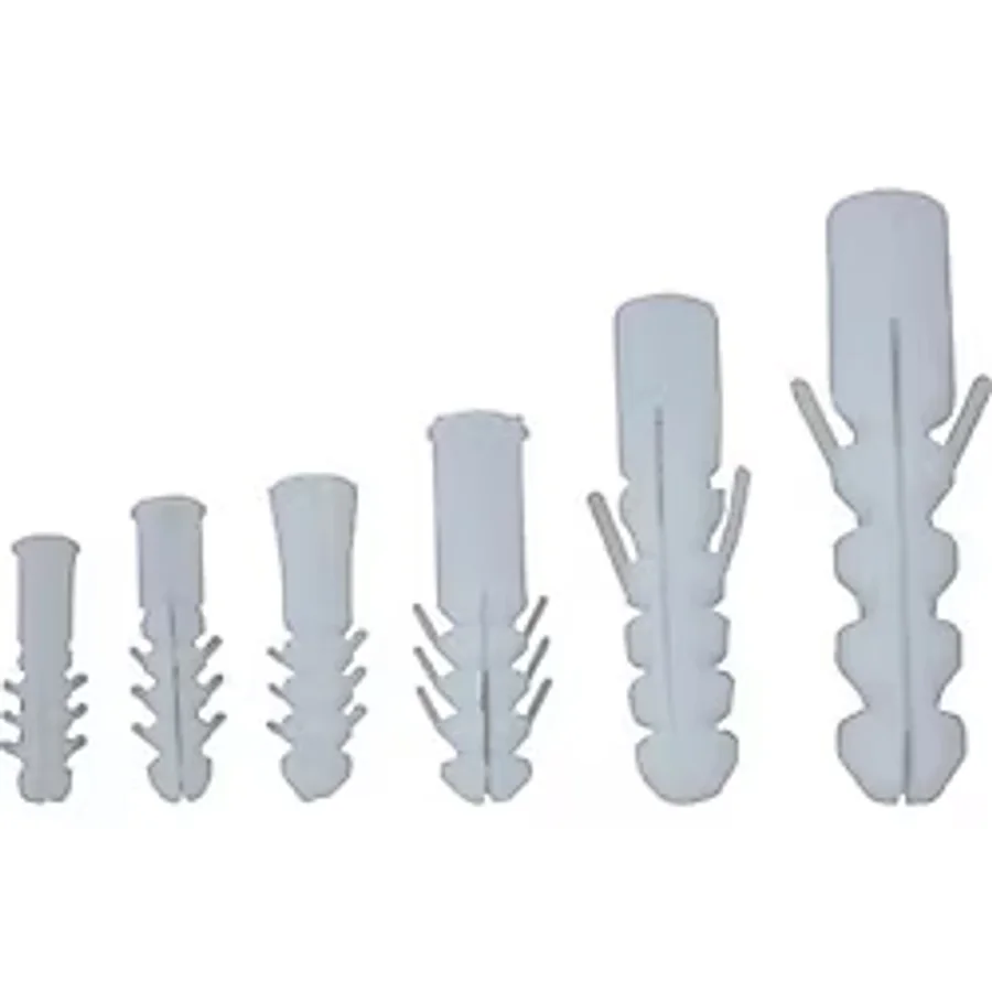 Plastik Dubel Beyaz 14 mm ( 20 Adet )