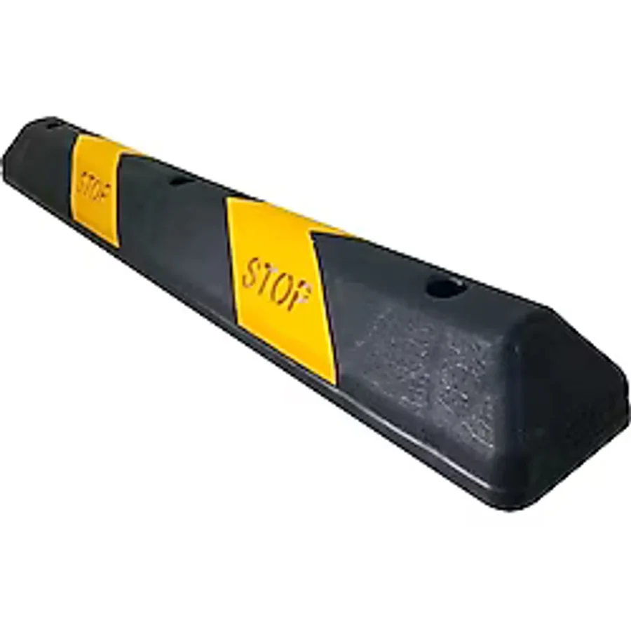 Plastik Oto Park Araç Stoperi 110 cm Siyah-Sarı