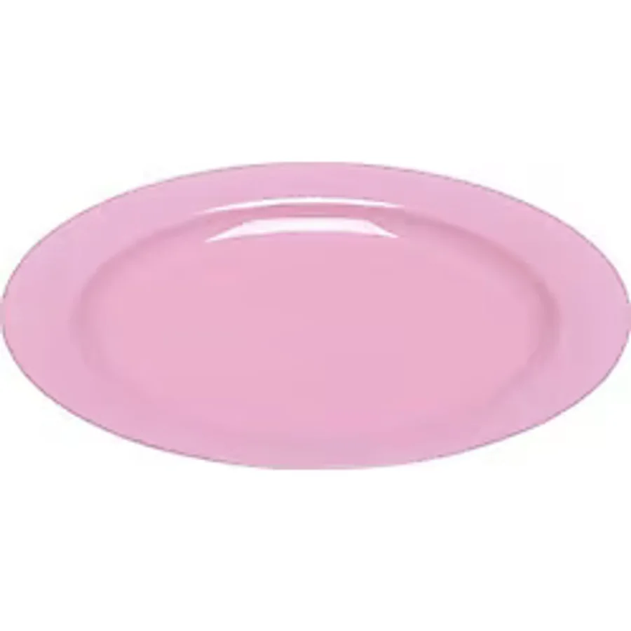 Plastik Pembe Tabak 23 Cm - 10 Adet