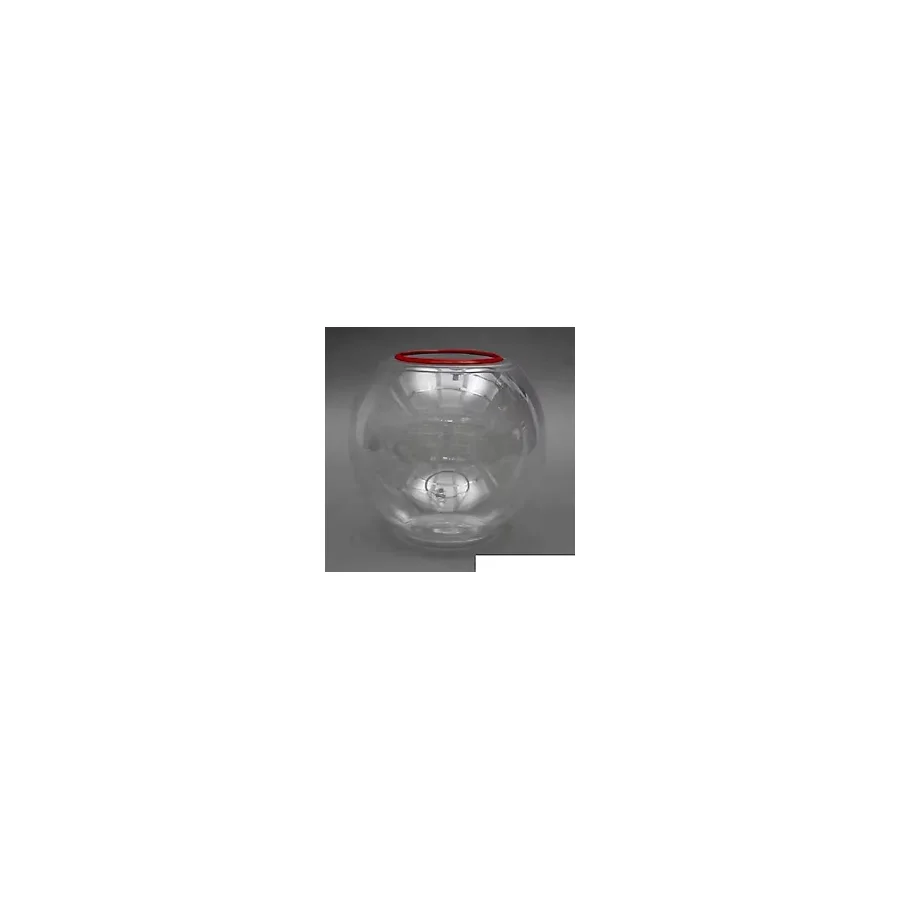 Plastik Yuvarlak Fanus 1 Adet 20 Cm (B)