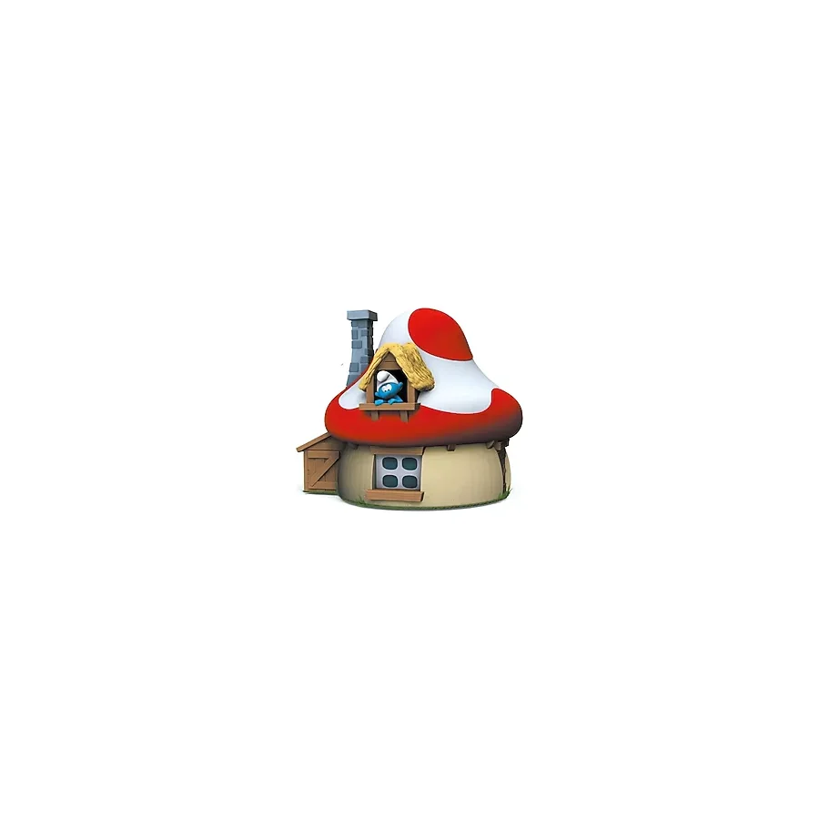 Plastoy Şirinler Evi Kumbara, Smurfs Mushroom House Money Box
