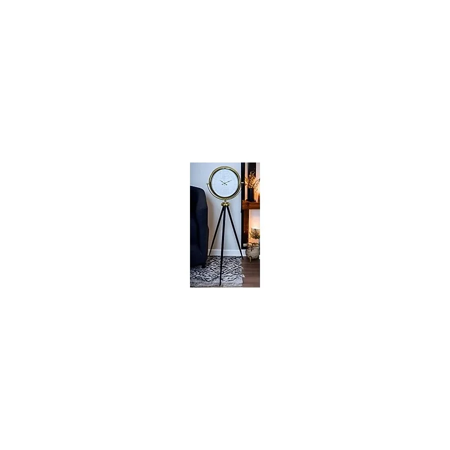 Platin Gold Noble Radiance Tripod Ayaklı Saat Altın