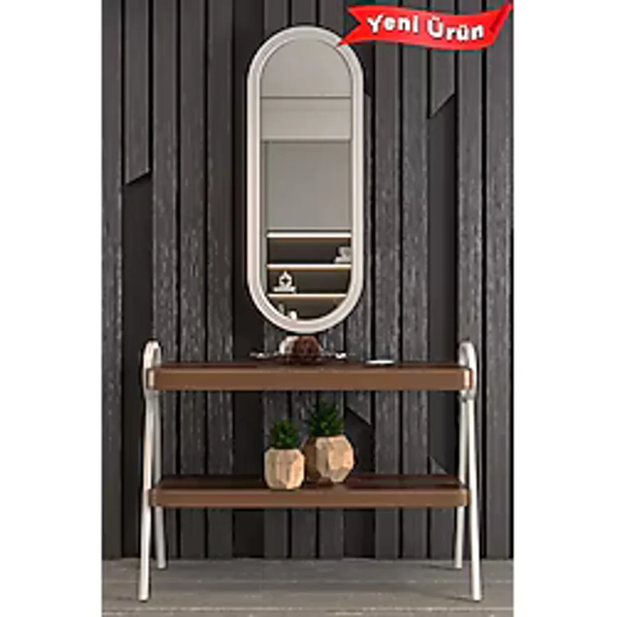 Platinreyon ÇOK AMAÇLI AYNALI TAKI DOLABI MDF KAPAK