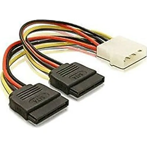 Platoon Molex Sata Power Molex 2 Sata Power Güç Kablosu 4 Pin 15pin Molex