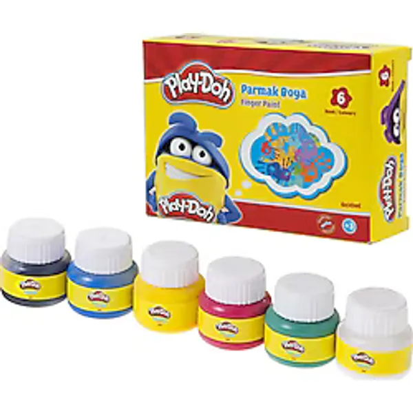 Play-Doh 30 ml 6 Renk Parmak Boyası