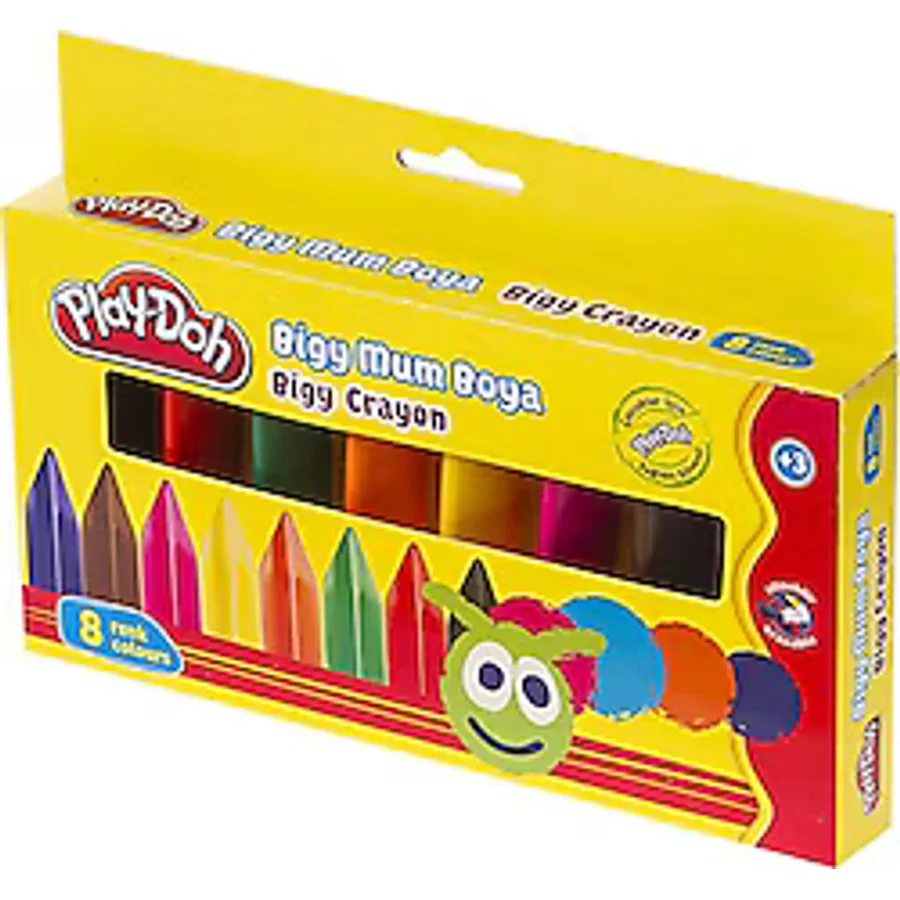 Play-Doh Bigy Play-Cr012 8'li Mum Boya