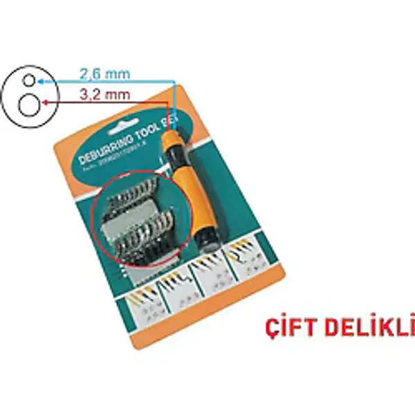PLD Çapak Alma Raspa Seti (B10 KISA, E200 UZUN UÇ)