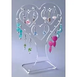 Pleksi Kalp Küpe STANDI(13X9X5 Cm) - standart