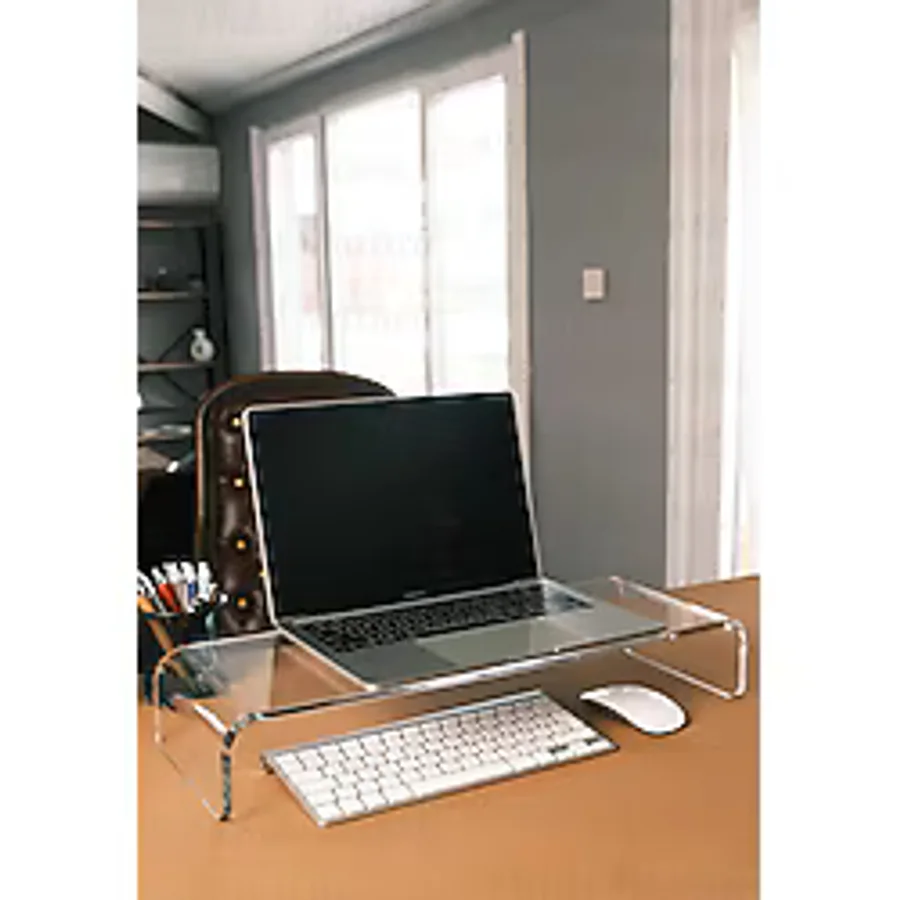 Pleksi Marketi Pleksi Laptop Monitör Yükseltici Standı 50 Cm H:8cm