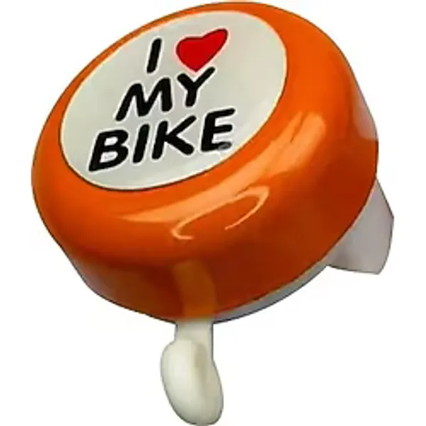 Plus I Love My Bike Metal Sağlam Bisiklet Zili Yeşil
