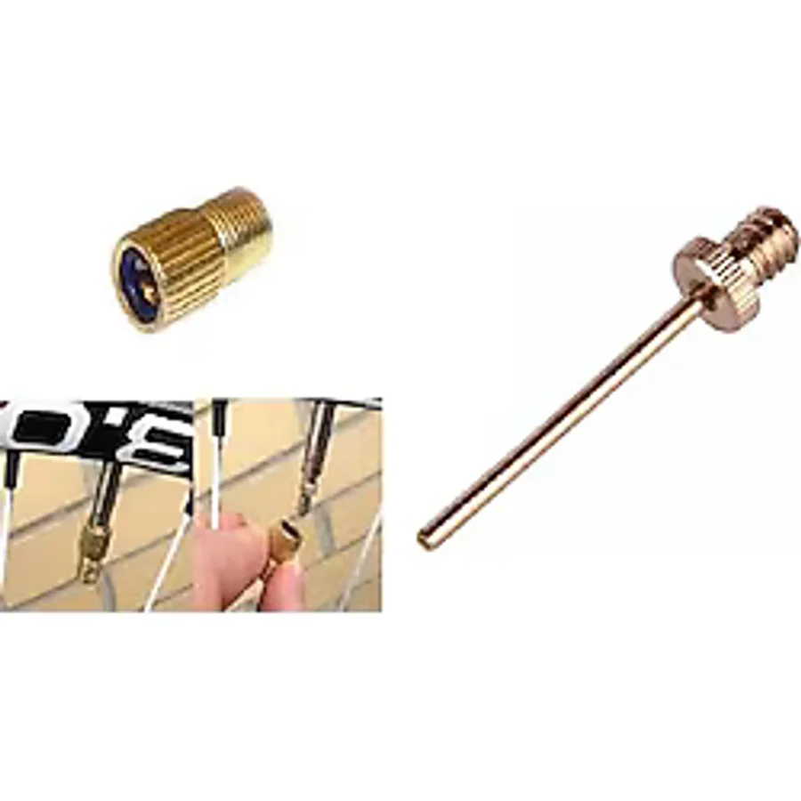 Plus Sibop Dönüştürücü Adaptör&top Şişirme İğnesi Pompa Ucu Gümüş