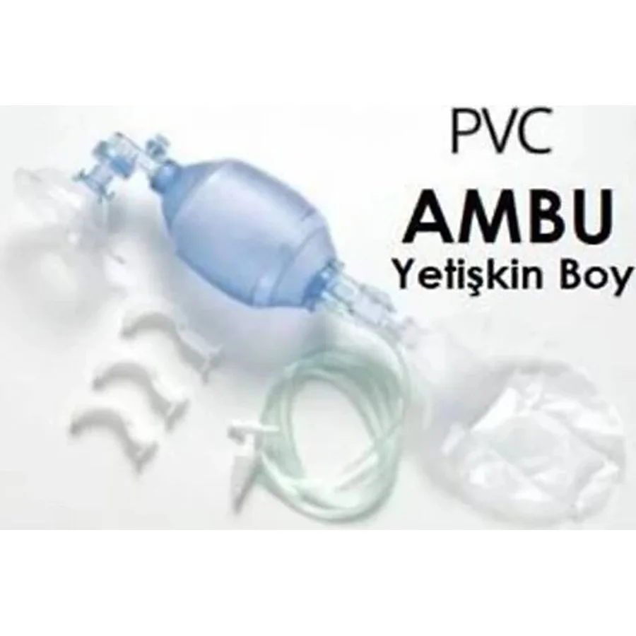 Plusmed Pvc Ambu Seti Yetişkin Suni Solunum Maskesi Airway Ambu Pvc Disp ( Orjinal )