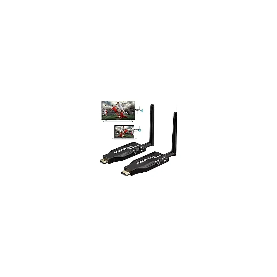 PM-19864 5.8G Kablosuz HDMI Görüntü Aktarıcı 50 Metre Wireless Uzatıcı