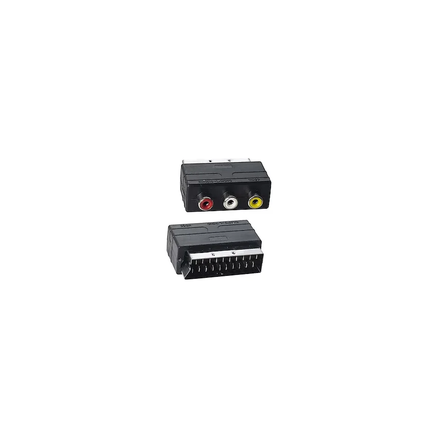 PM-2067 Scart Erkek-Rca Dişi Ara Mini Adaptör