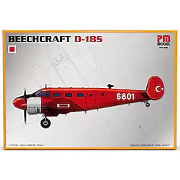 PM Beechcraft D-18s Yolcu-yük Uçağı Model Demonte Plastik Uçak Maket Kiti