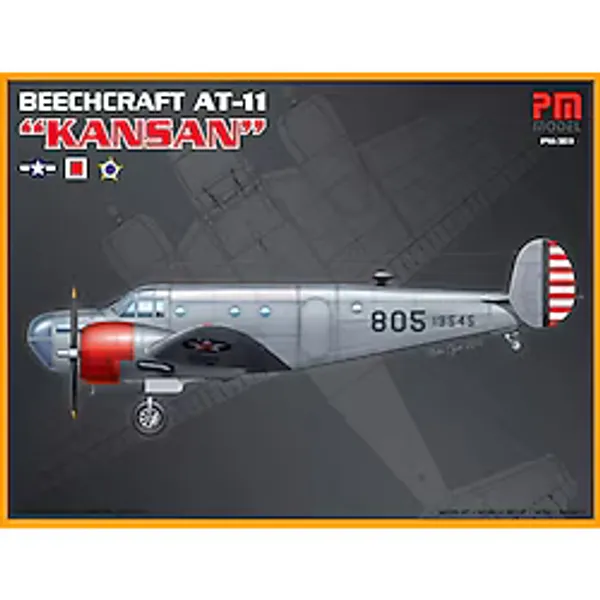 Pm Model Beechcraft At 11 Kansan Plastik Uçak Maket Kiti