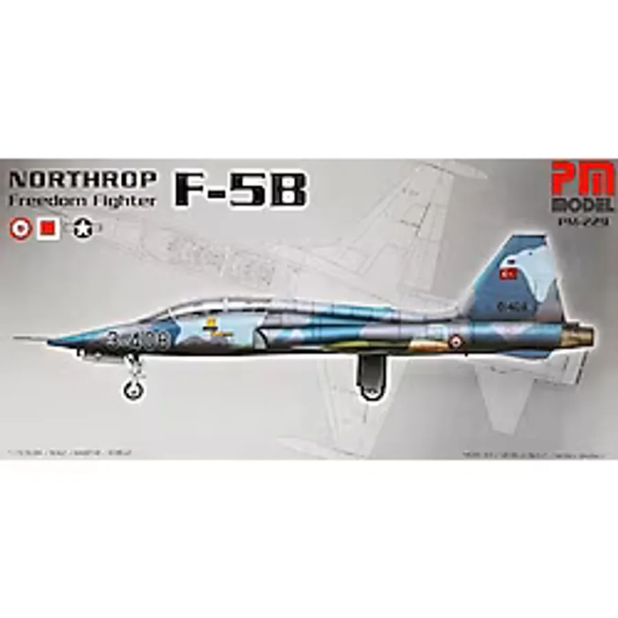 PM Model Northrop F-5 B Agressor Fighter Demonte Plastik Uçak Maket Kiti