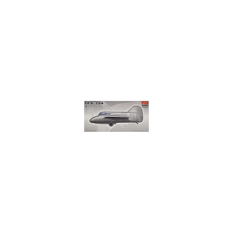 PM Model Rocket Powered Research Aircraft Dfs-194 Roket Motorlu Uçak Demonte Plastik Maketi