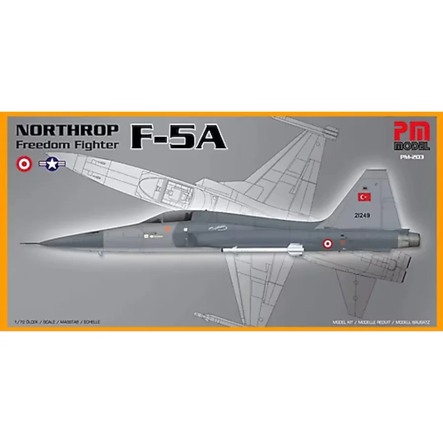 PM Northrop F-5 A Freedom Fighter Model Demonte Plastik Uçak Maket Kiti