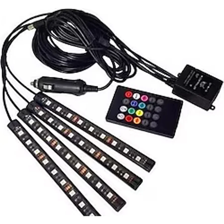 Pmx Ayak Altı Led Lamba Uzaktan Kumandalı 12V 4Lu