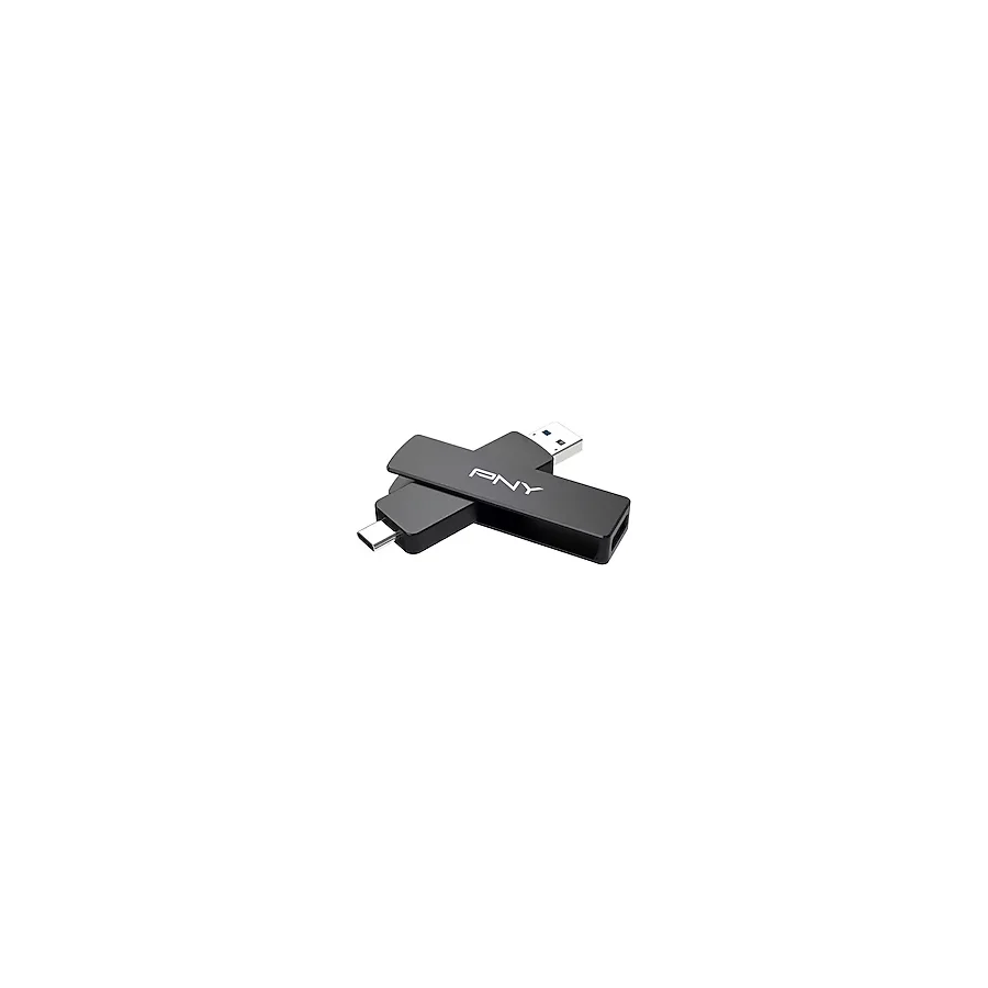 Pny 2 Tb Duo Link V3 USB 3.2 Gen 2 Tip-C ve Tip-A Otg Flash Sürücü Olağanüstü Hızlarda Okuma/yazma 1000/800 Mb/sn Harici Mobil Depolama Akıllı Telefon/tablet/dizüstü Bilgisayarlar Uyumlu