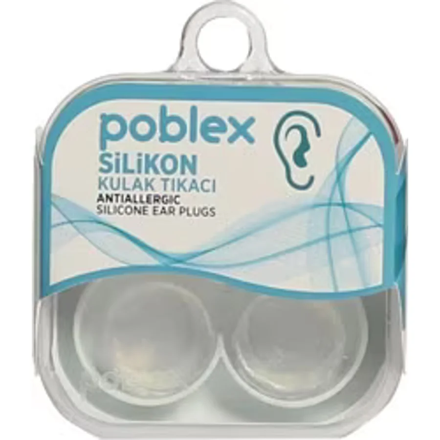 Poblex Silikon 2'li Kulak Tıkacı