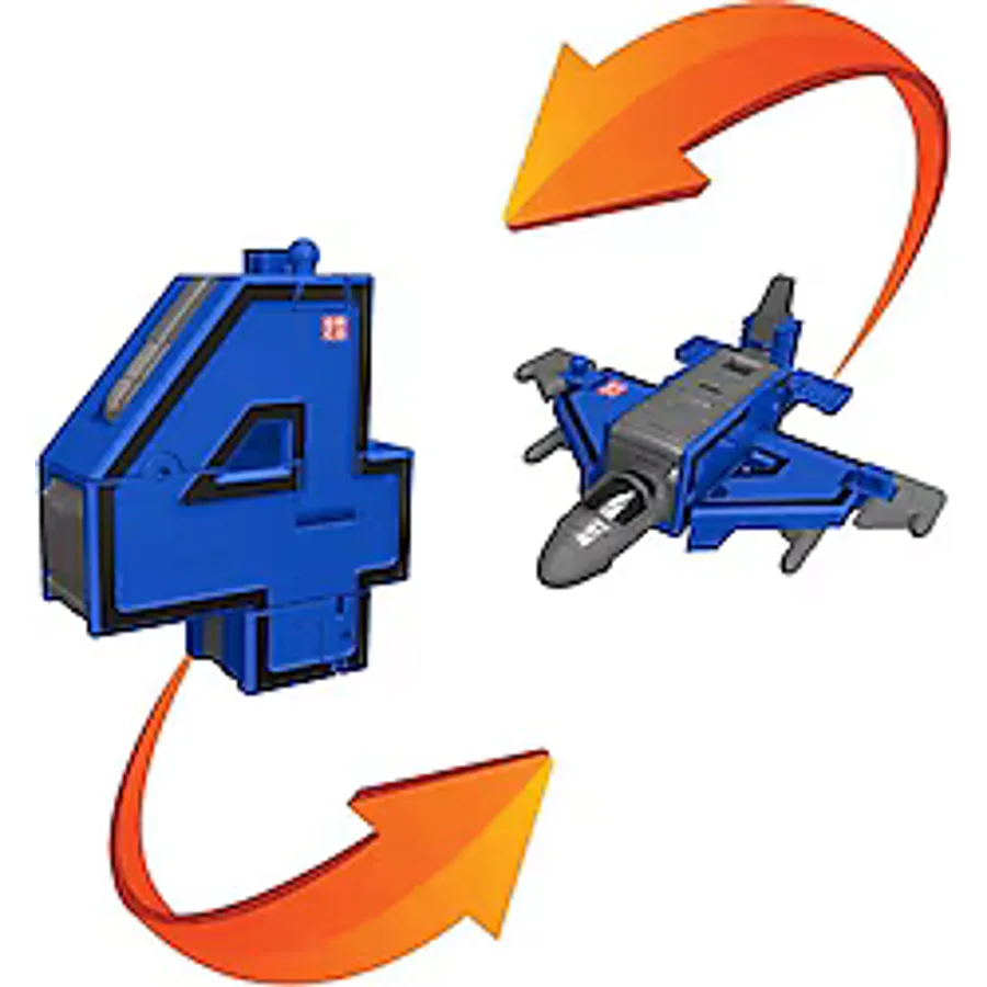 Pocket Morphers Dönüşebilen Numaralar No 4 Savaş Uçağı