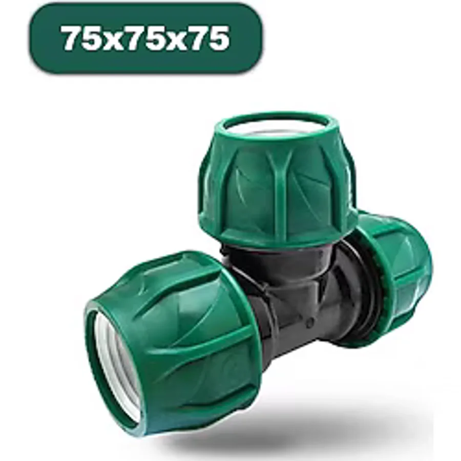 Poelsan Kablin Te 75X75x75 Kangal Boru Ekleme Te Sulama Borusu Kaplin Te