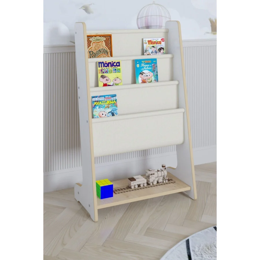 POFİTTO Çocuk Kitaplığı , Çocuk Odası Kitap Düzenleyici , Montessori Kitaplık