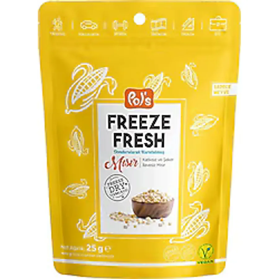 Pol's Freeze Fresh Kurutulmuş Mısır 25 gr