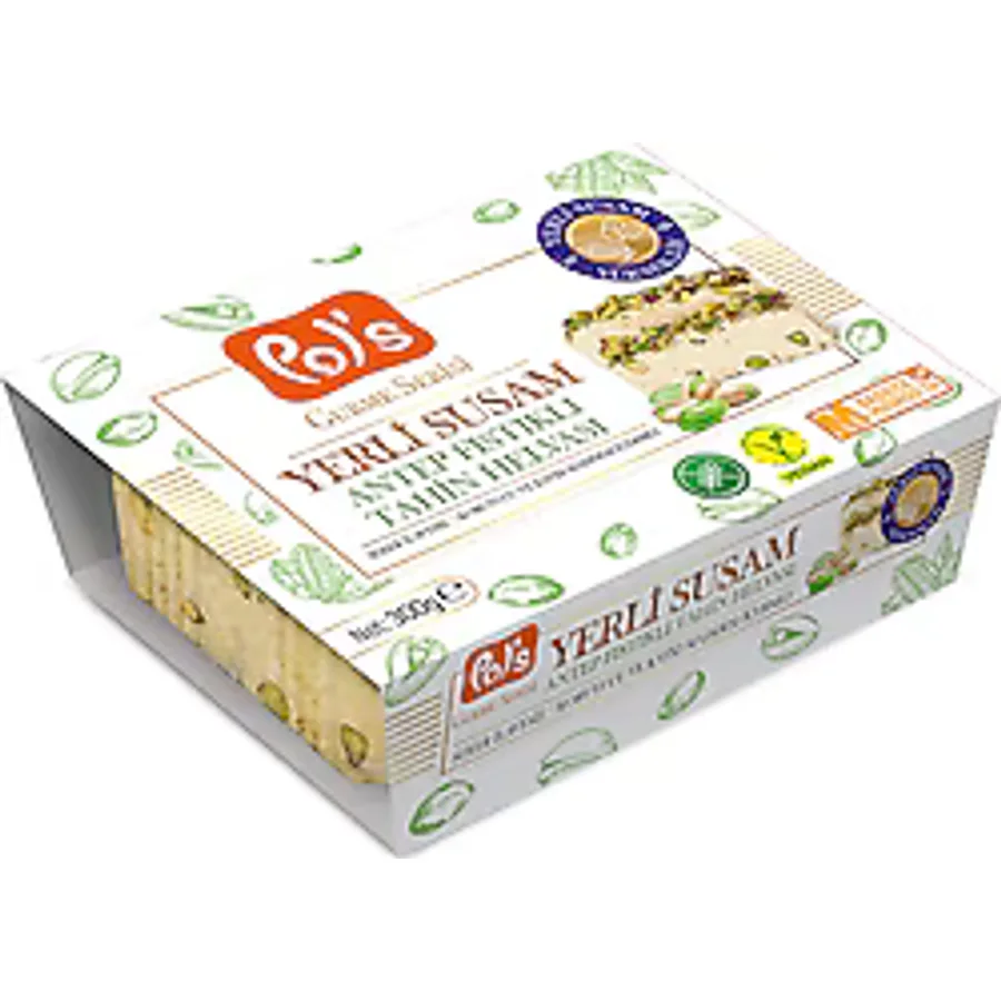 Pol's Yerli Susam Antep Fıstıklı Tahin Helvası 300 gr