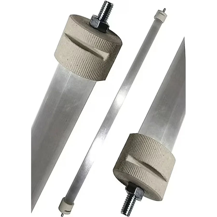 Polat 80 cm Montajlı Infrared Ufo Isıtıcı Elektrikli Soba Camı Porselen Başlıklı 23 mm