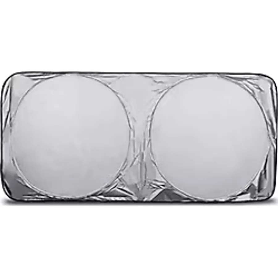 Polham 142x67 Cm Universal Araç İçi Ön Cam Güneş Koruyucu Branda, Sedan, Suv Ve Hatchback Uyumlu